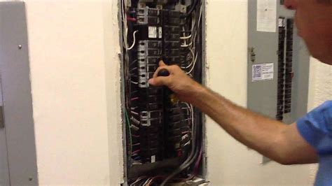 how to remove a breaker from an electrical box|remove a breaker from box.